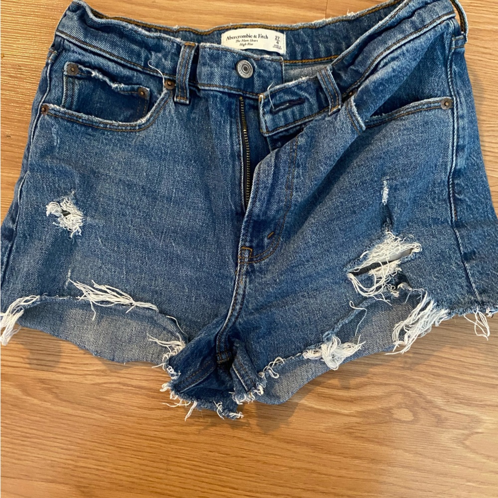 Abercrombie and fitch the mom short high rise